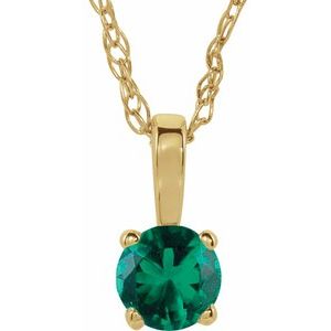 Youth Birthstone Necklace or Pendant