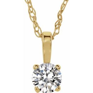 Youth Birthstone Necklace or Pendant