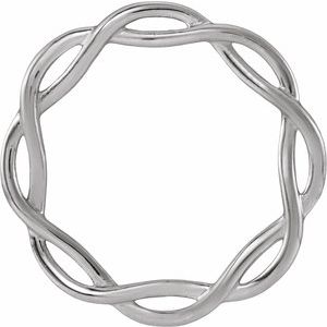 Infinity-Inspired Circle Pendant