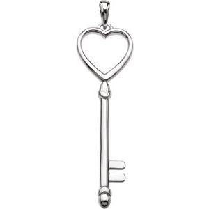 Heart Key Pendant
