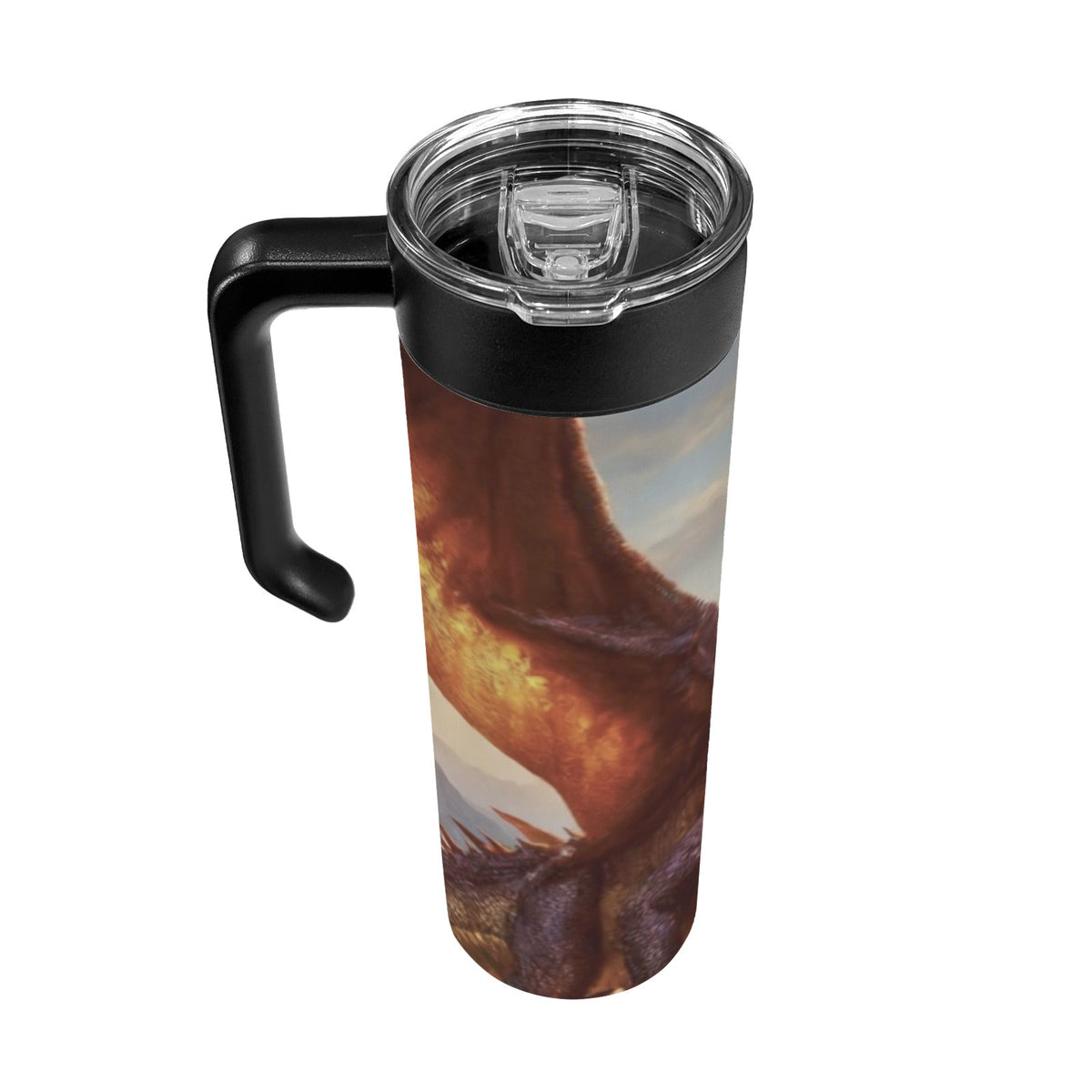 Game of Dragons 20oz Insulated Water Bottle with Screw On Handle