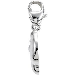 Sterling Silver Floppy Ear Dog Charm/Pendant – image 2