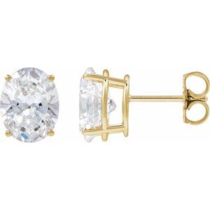 14K Yellow Gold 1/2 CTW Natural Diamond Earrings