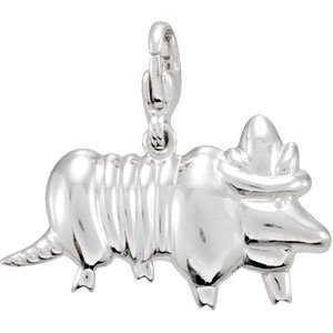 14K Yellow Gold Armadillo Charm/Pendant – image 3