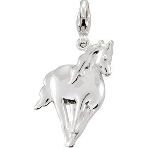14K Yellow Gold Horse Charm/Pendant – image 3