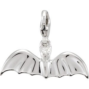 14K Yellow Gold Bat Charm/Pendant – image 3