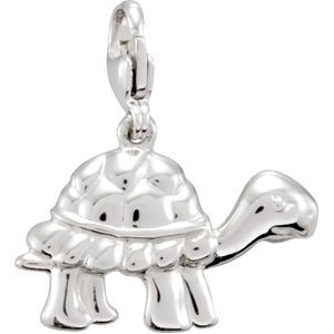 Sterling Silver Turtle Charm/Pendant
