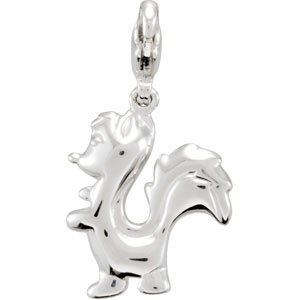 14K Yellow Gold Skunk Charm/Pendant – image 3