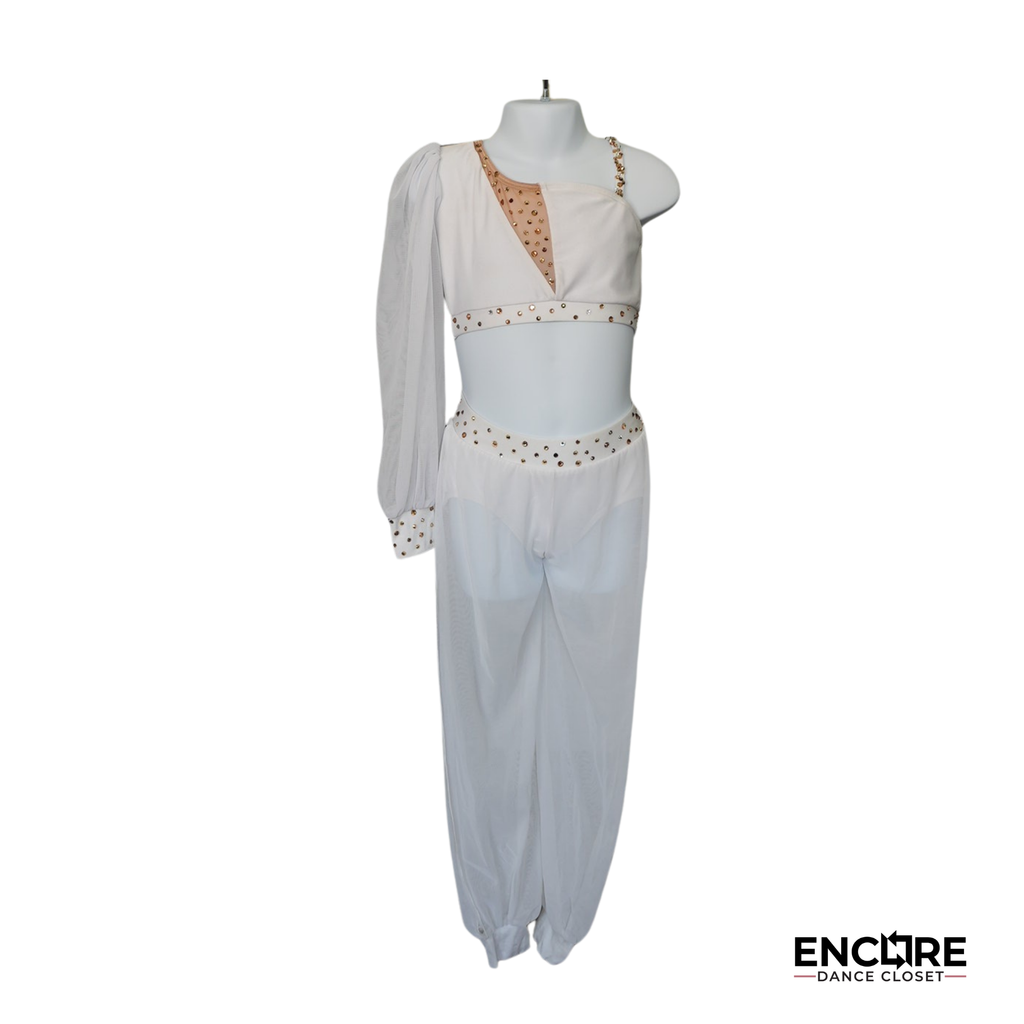 Elegant White Lyrical Costume 2