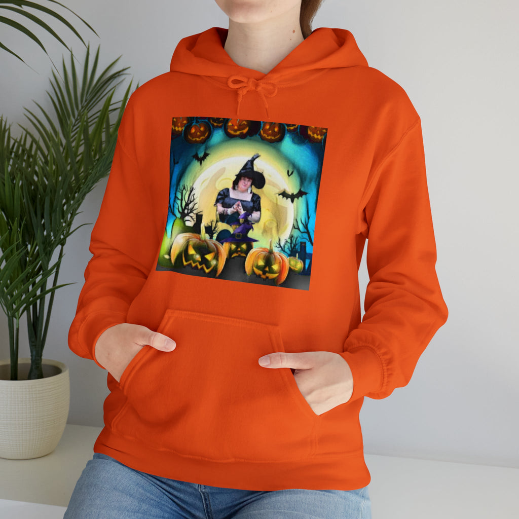 Scary Witch Unisex Heavy Blend™ Hooded Sweatshirt up to 5XL