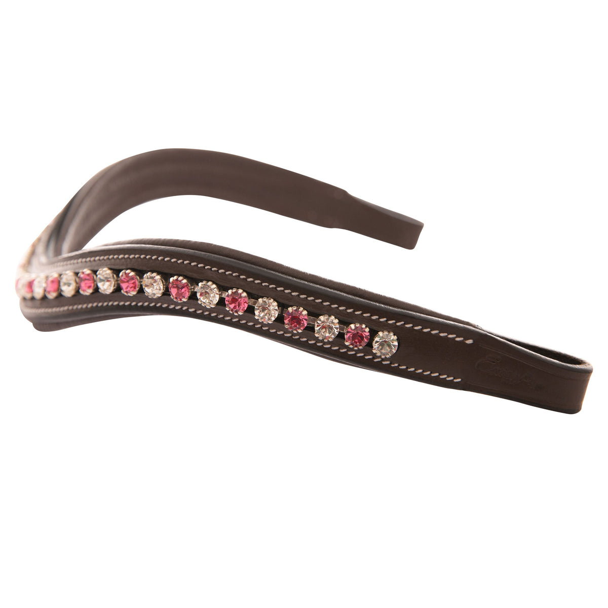 ExionPro Designer White & Pink linked Crystal Browband