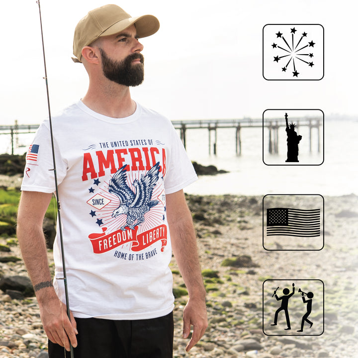CLEARANCE - Rothco Freedom & Liberty Patriotic T-Shirt