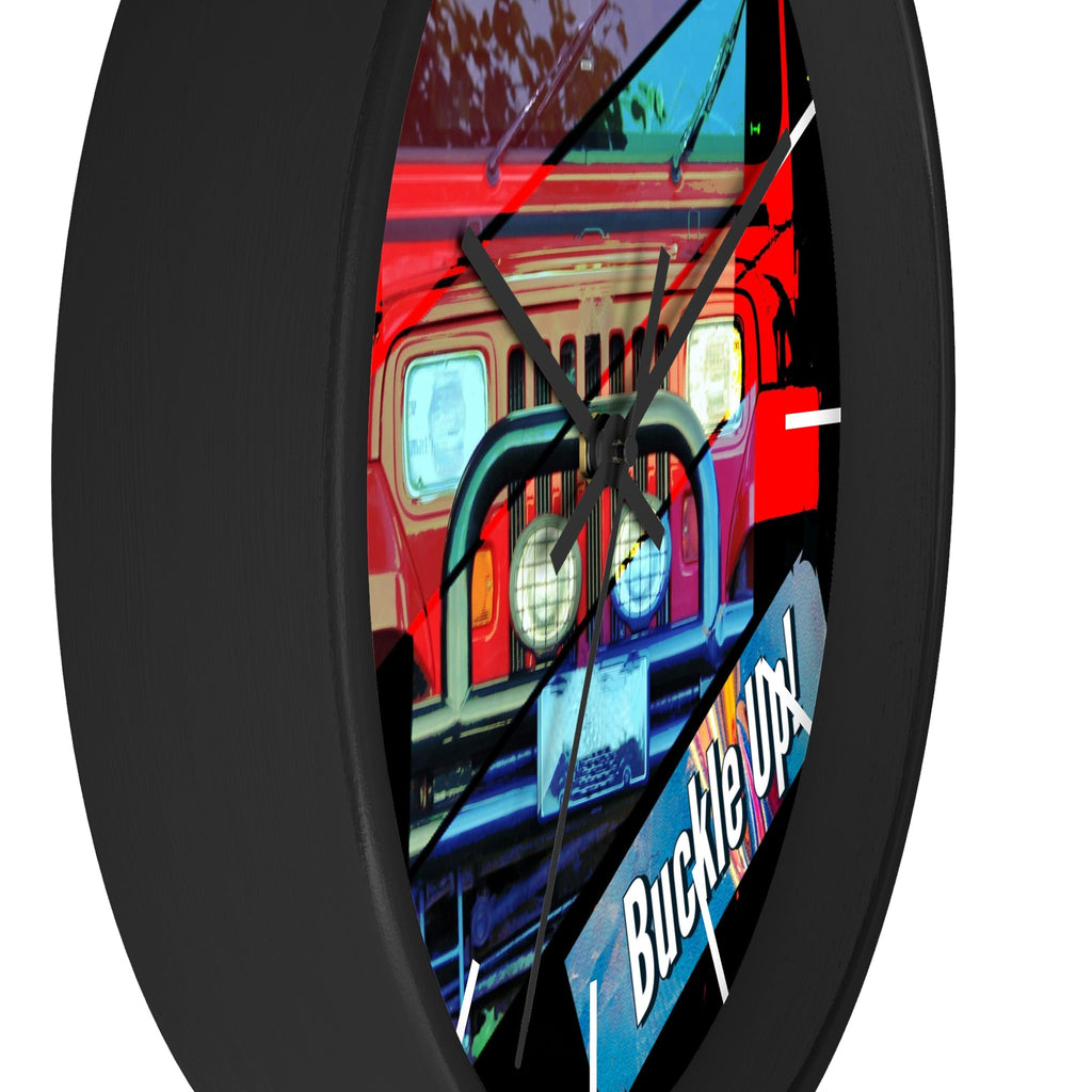 Buckle Up!  Four Wheel Drive Wall Clock