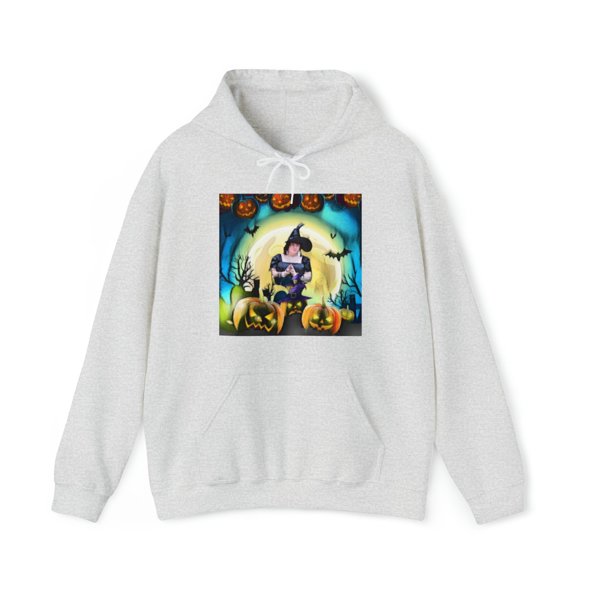 Scary Witch Unisex Heavy Blend™ Hooded Sweatshirt up to 5XL
