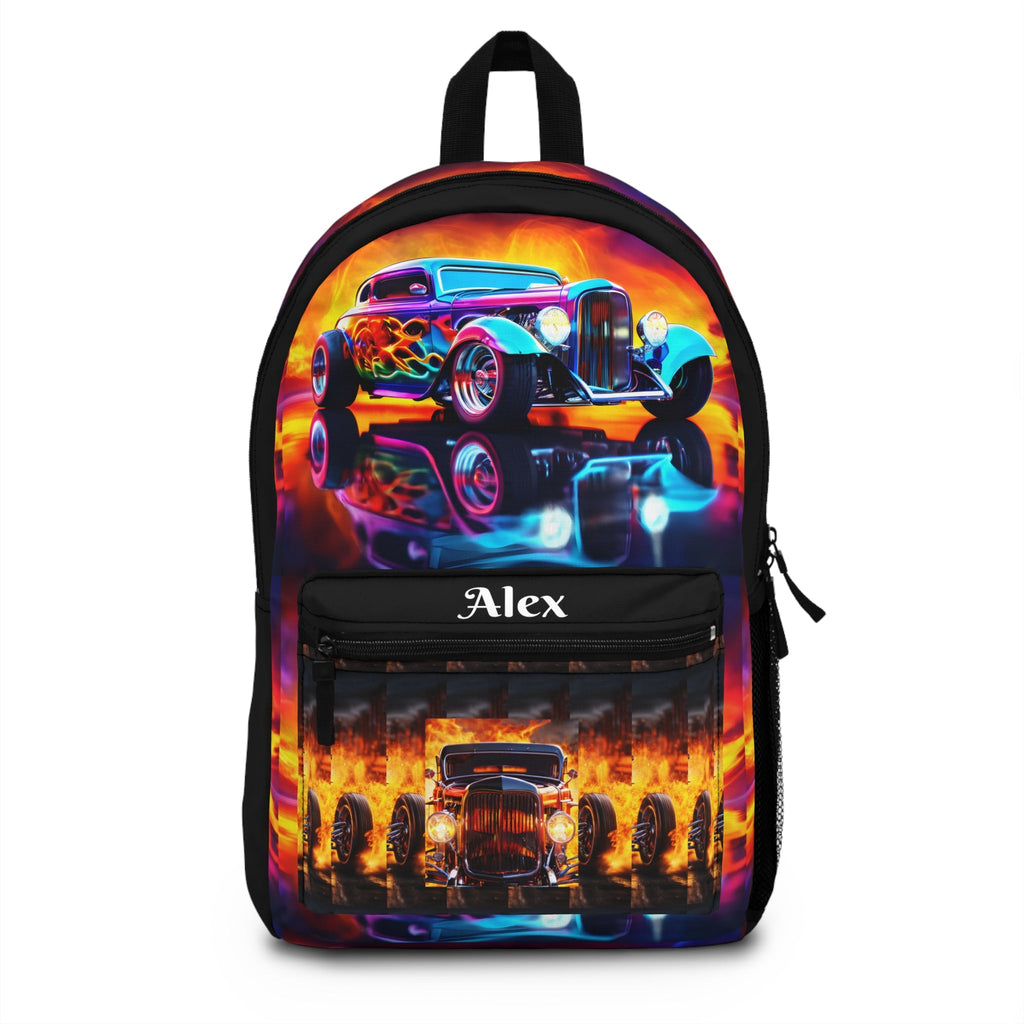 Personalizable Coupe Car Backpack - Stylish School Bag for Teens & Car Lovers