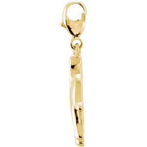 14K Yellow Gold Elephant Charm/Pendant – image 2