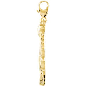 14K Yellow Gold Giraffe Charm/Pendant – image 2