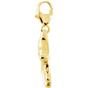 14K Yellow Gold Bear Charm/Pendant – image 2