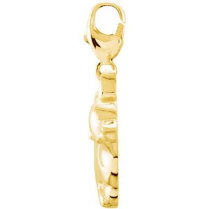 14K Yellow Gold Deer Charm/Pendant – image 2