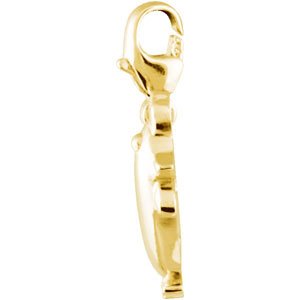 14K Yellow Gold Hen Charm/Pendant – image 2