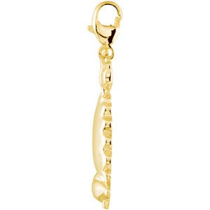 14K Yellow Gold Opossum Charm/Pendant – image 2