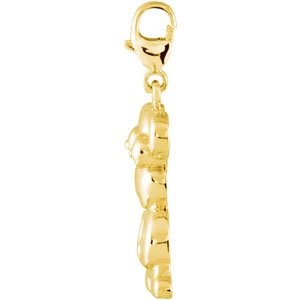 14K Yellow Gold Monkey Charm/Pendant – image 2