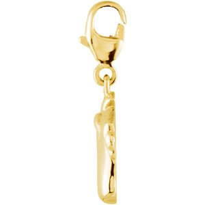 14K Yellow Gold Rabbit Charm/Pendant – image 2