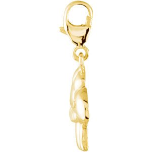 14K Yellow Gold Turtle Charm/Pendant – image 2