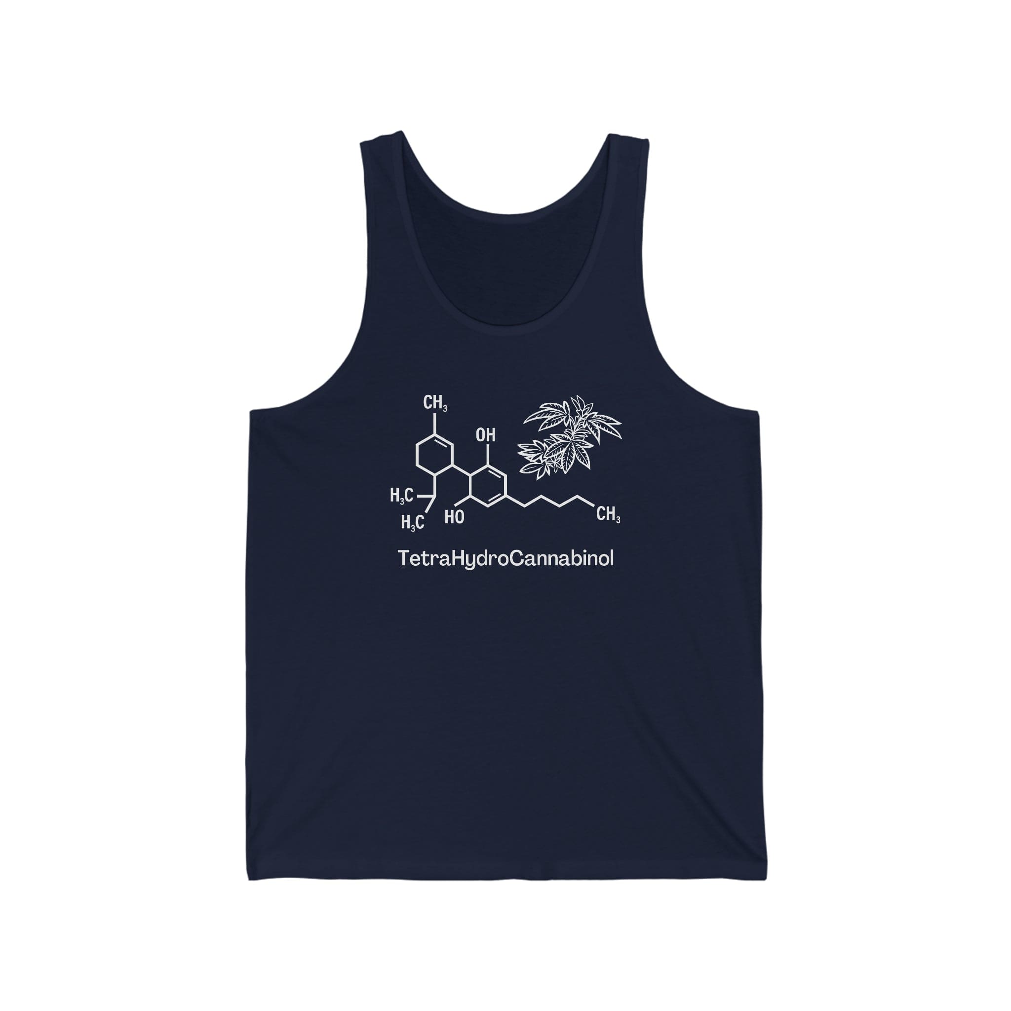 Tetrahydrocannabinol (THC) Weed Jersey Tank
