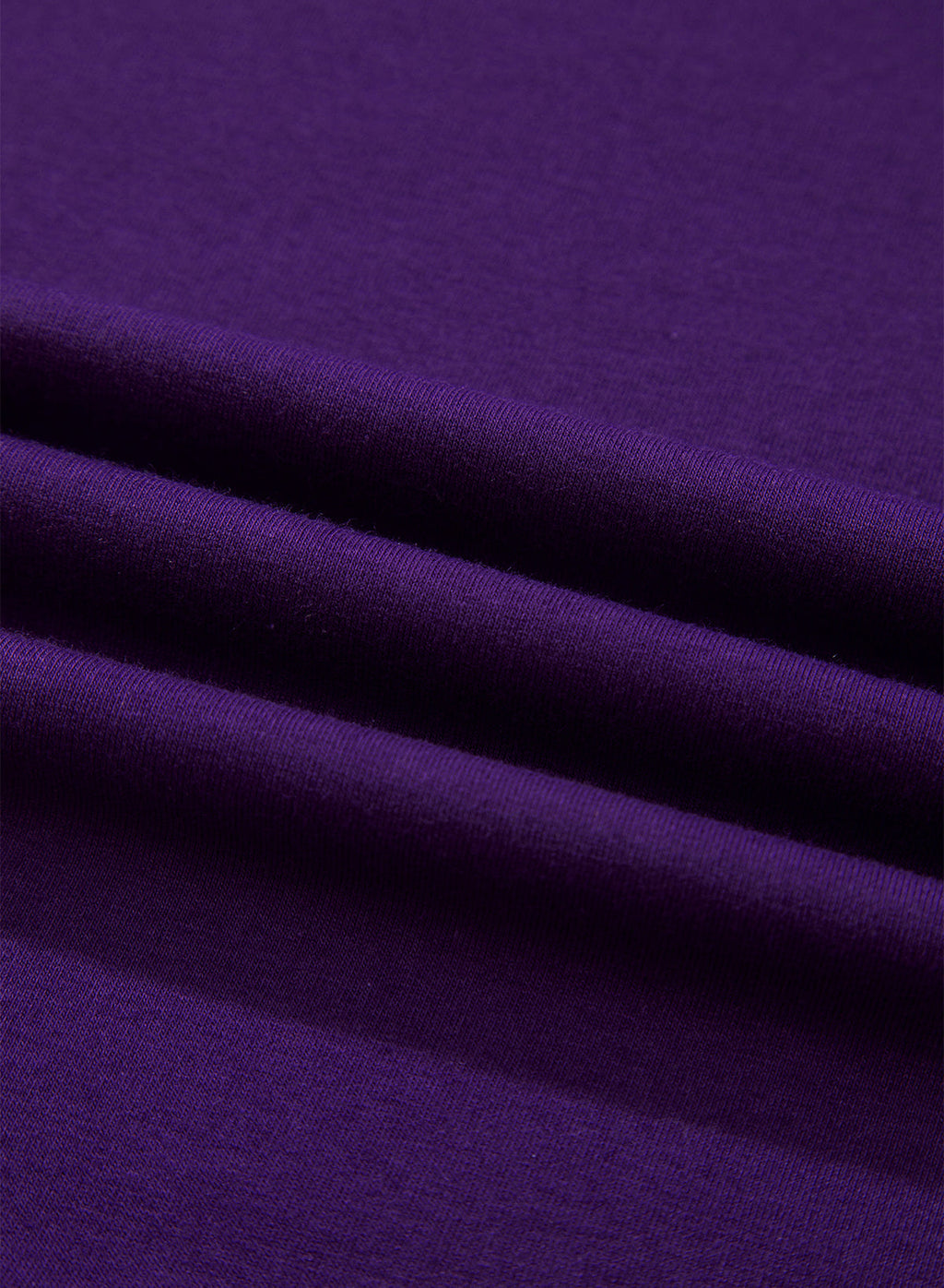 Solid Short Sleeve Crew Neck Tee