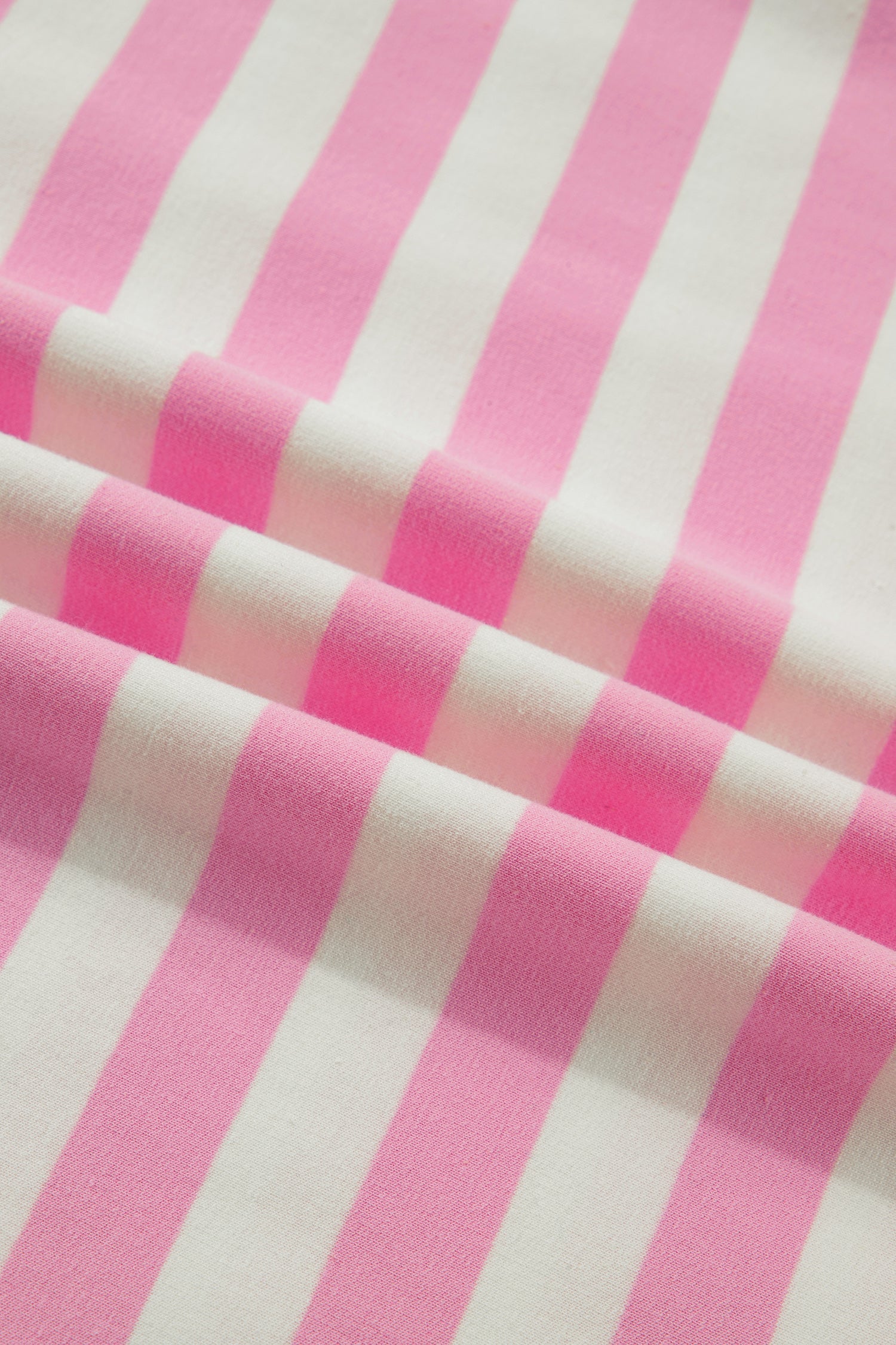 Stripe Collar V-Neck Ruffle Short Sleeve Blouse