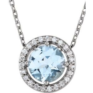 Halo-Style Necklace or Pendant