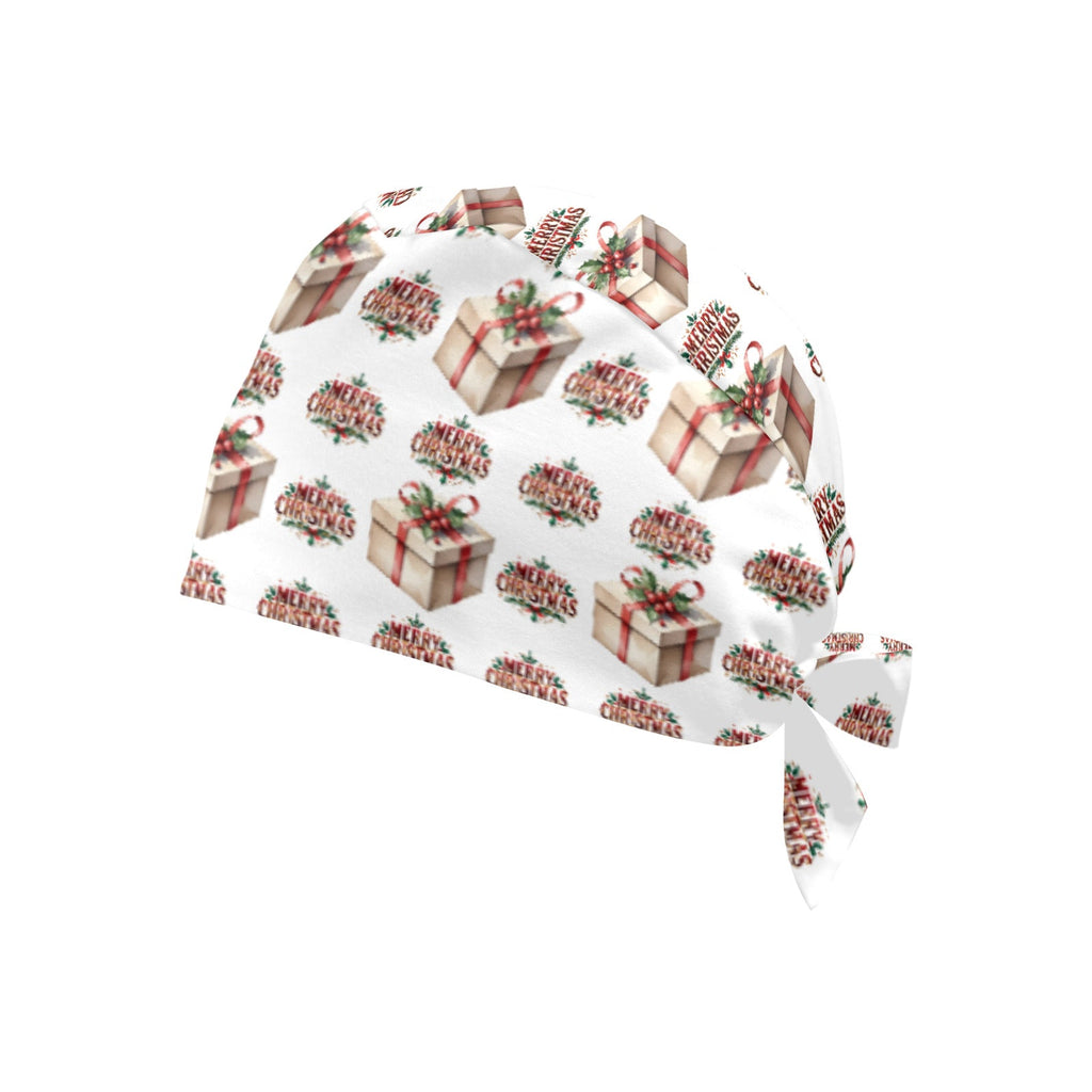 Merry Christmas Gift Design Medical Scrub Cap (Made in USA)