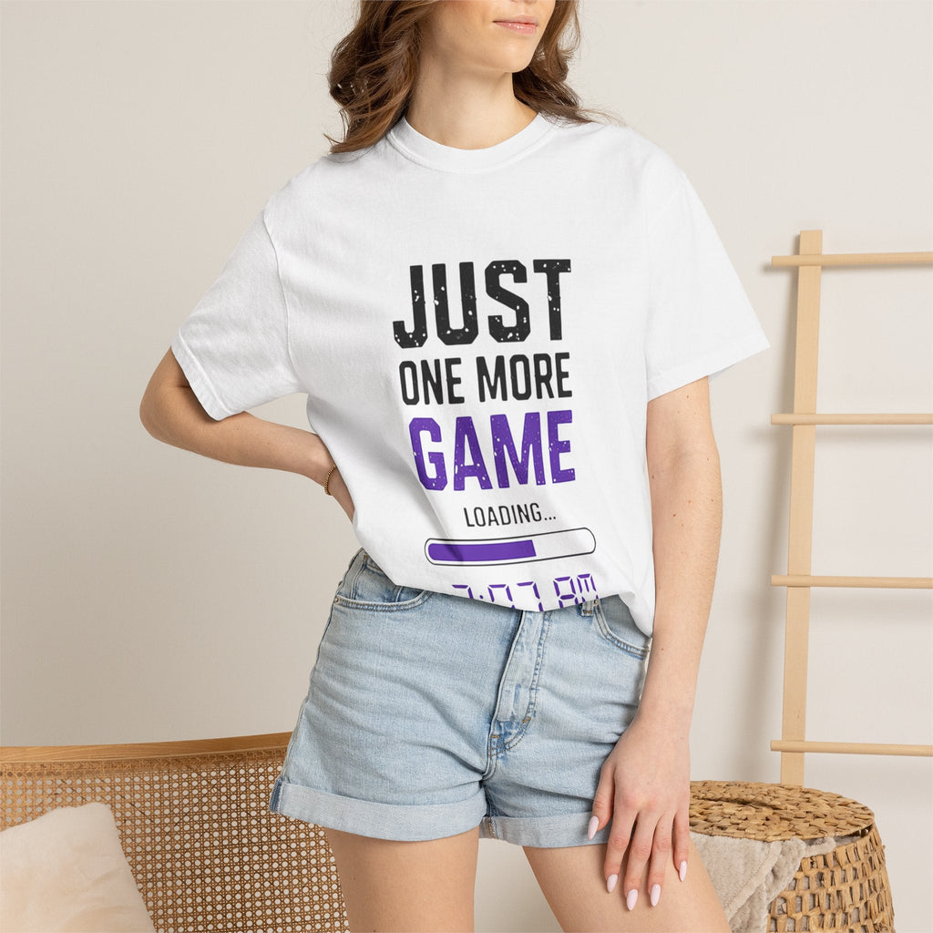 Gamer T-Shirt - "Just One More Game" Late Night Gaming Tee