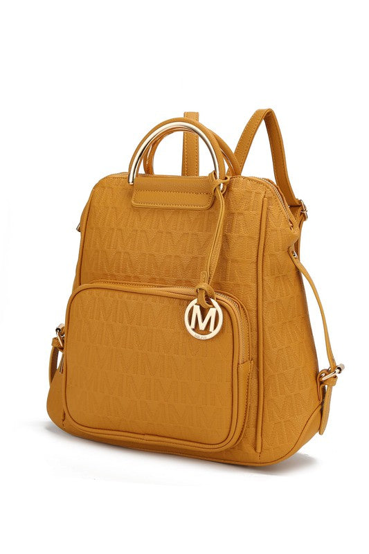 MKF Torra Milan Signature Trendy Vegan Leather Backpack Mia