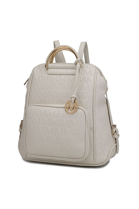 MKF Torra Milan Signature Trendy Vegan Leather Backpack Mia