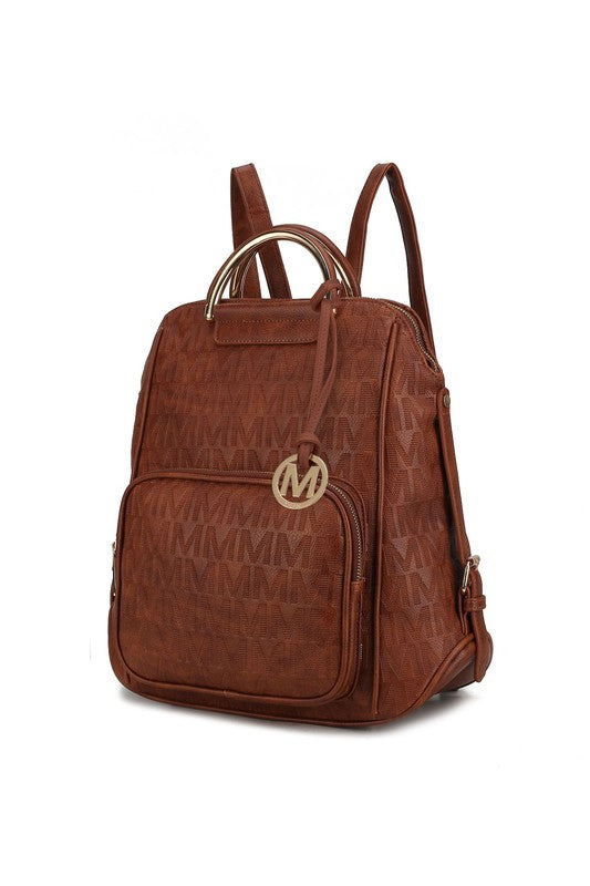 MKF Torra Milan Signature Trendy Vegan Leather Backpack Mia