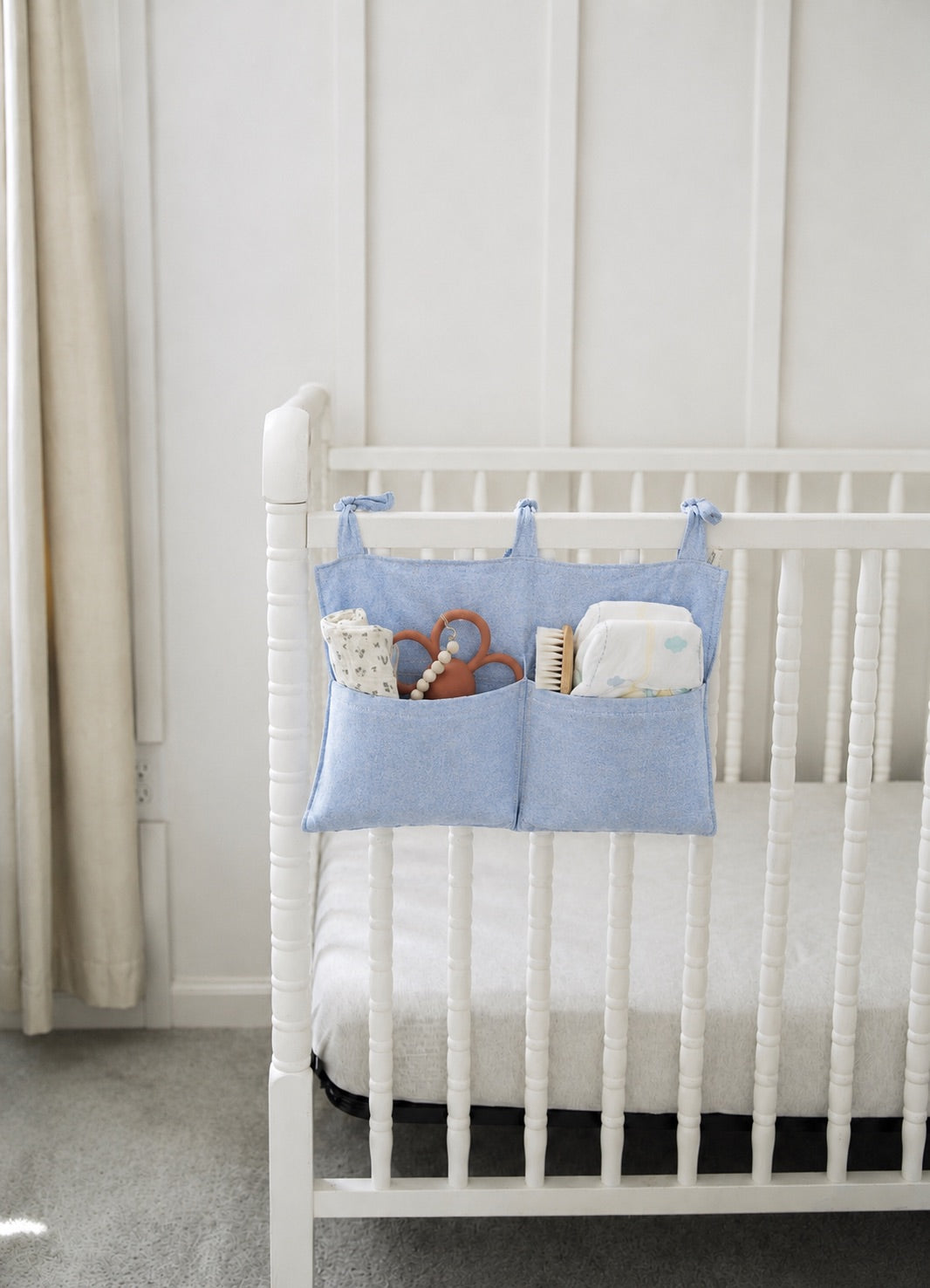 Crib Diaper Caddy Storage Organizer Nursery Room