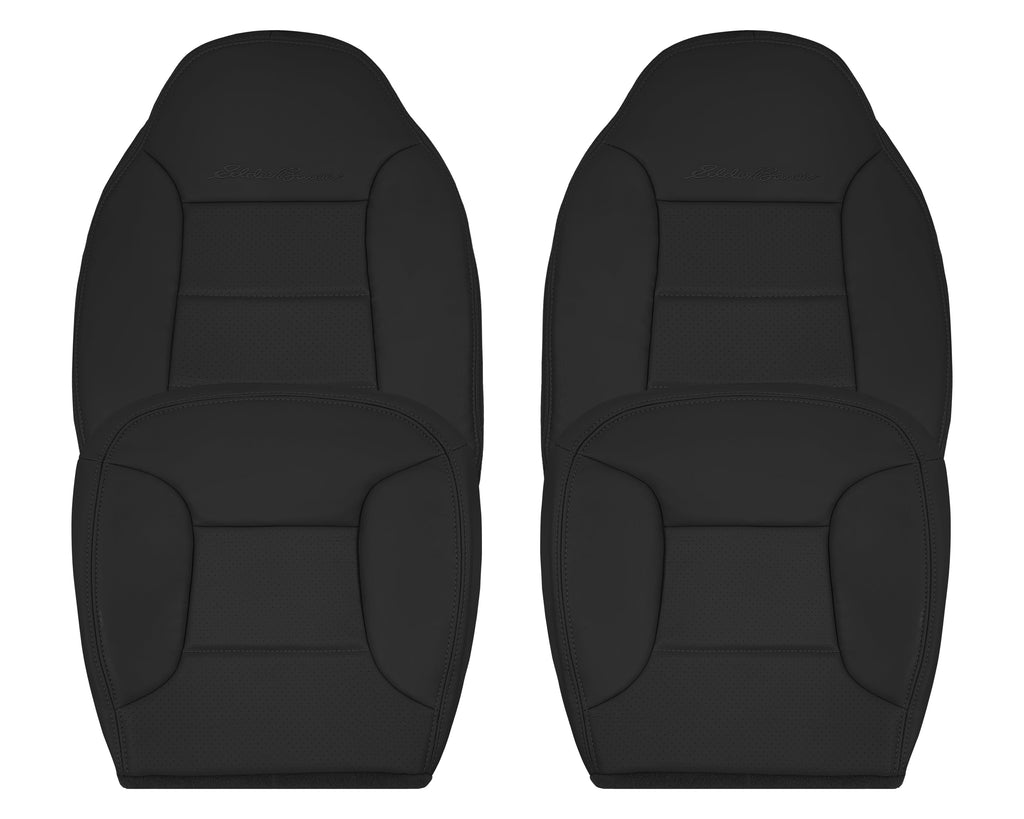 1992 - 1996 Ford Bronco Eddie Bauer Synthetic Leather Seat Cover In Black