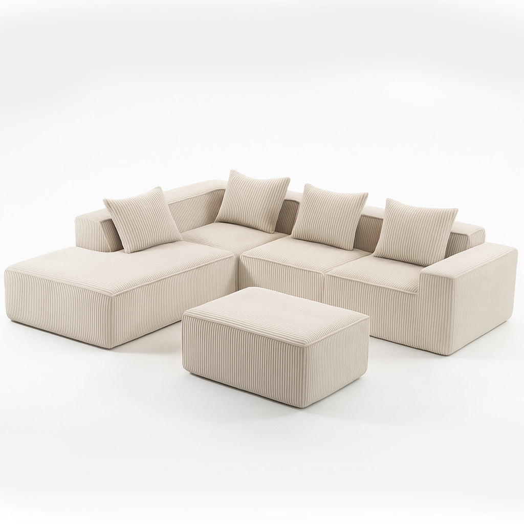 Multi person modular compression sofa that can be freely combined-33005-5
