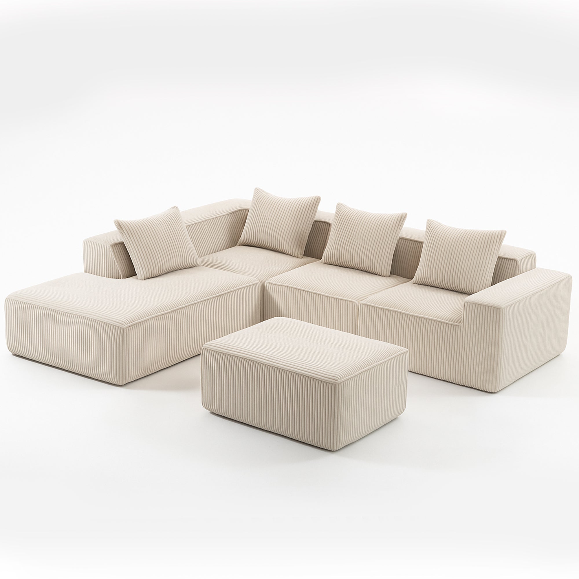 Multi person modular compression sofa that can be freely combined-33005-5
