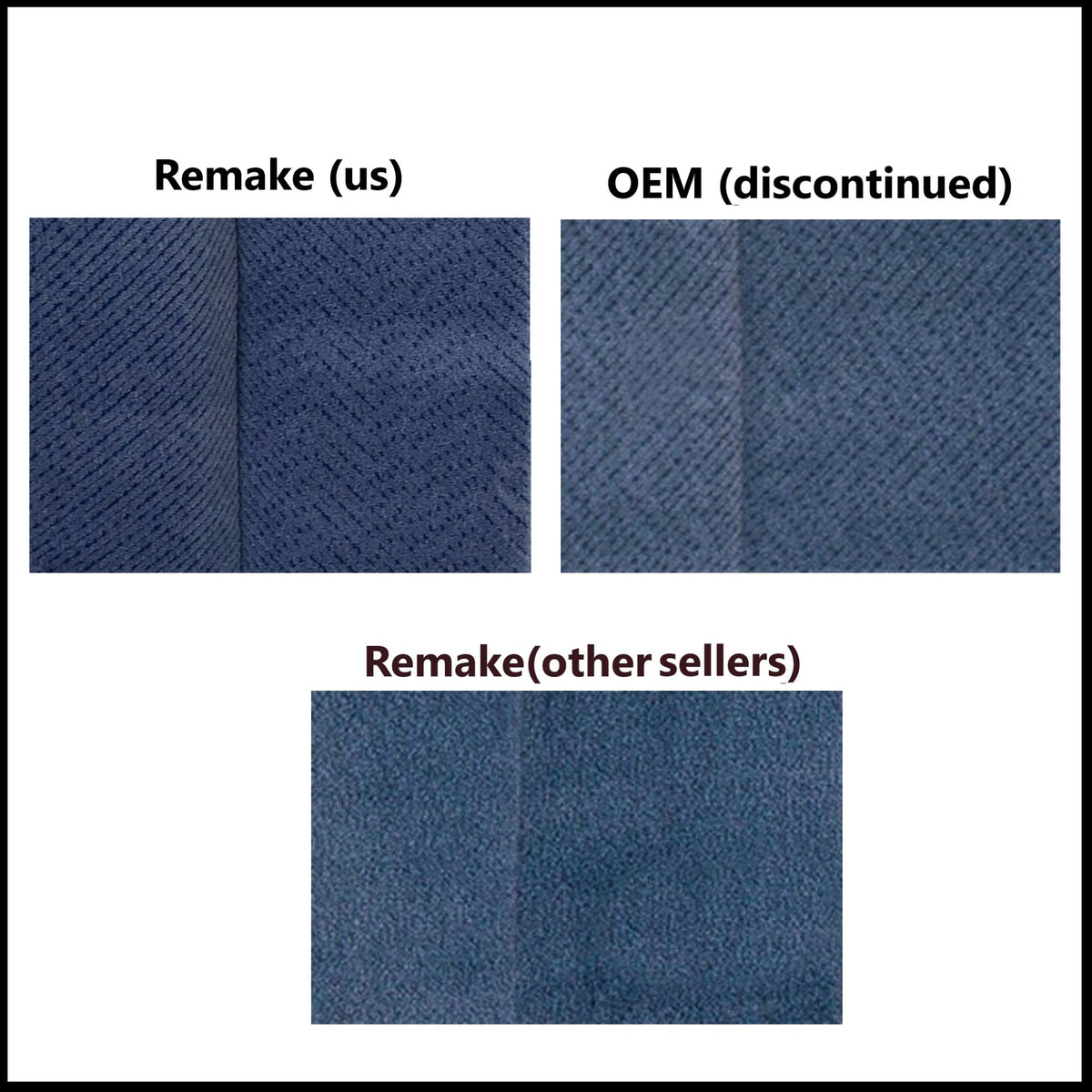 1995-1999 Chevy Tahoe Suburban Silverado Replacement Bottom Cloth Seat Cover in Navy Blue: Choose your options