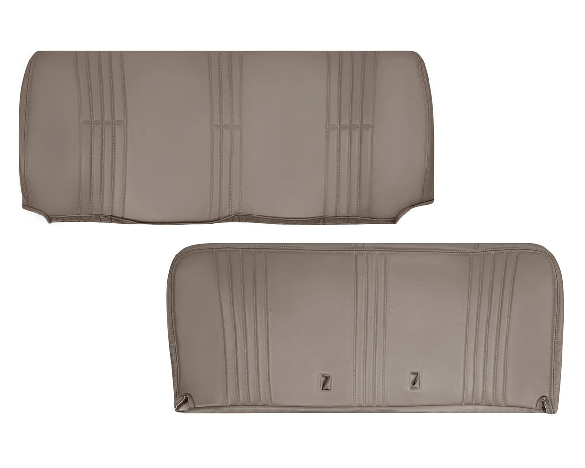 1995-1999 Chevy Silverado & Cheyenne W/T Base Work Truck Replacement Vinyl Bottom or Lean Back Bench Seat Covers: Tan