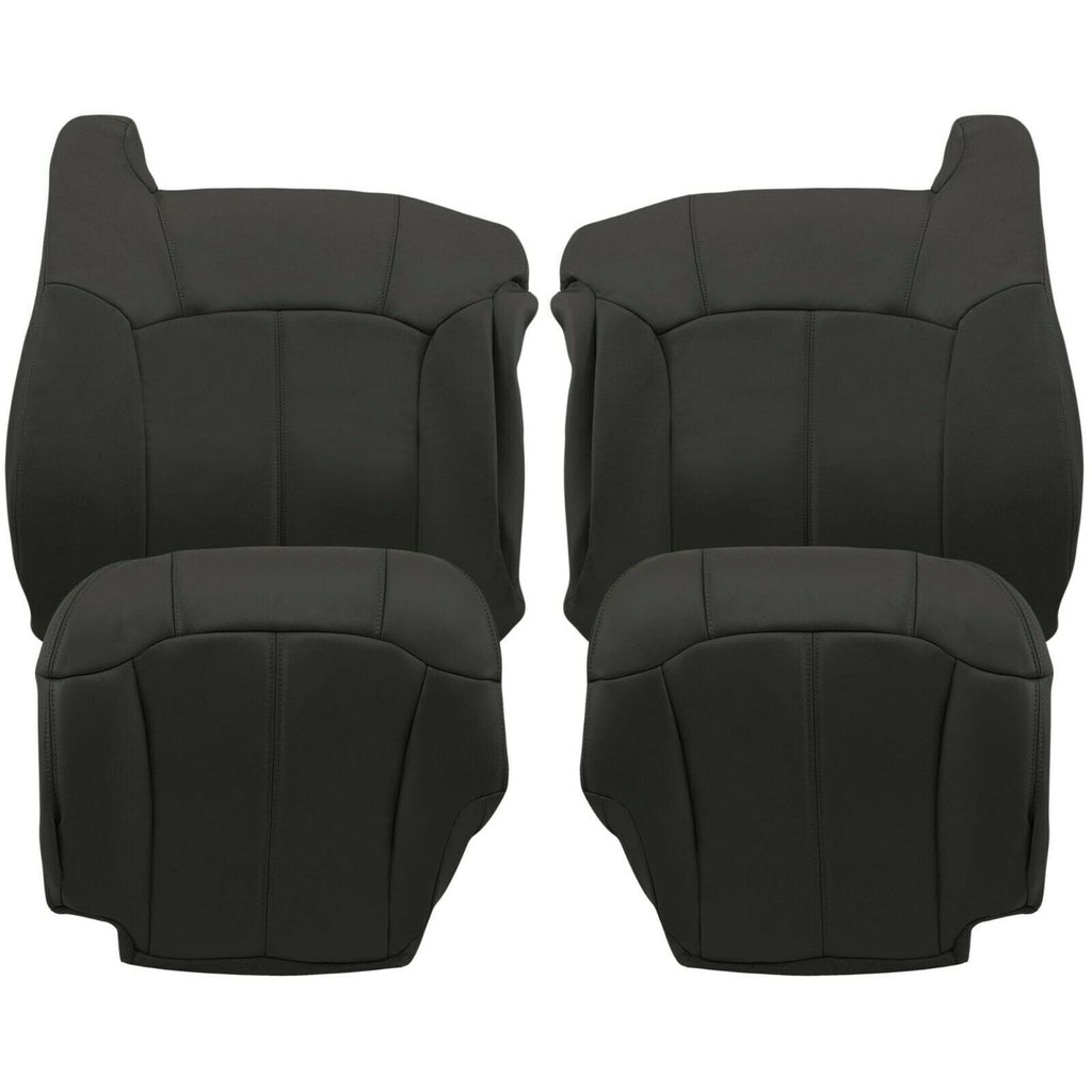 1999-2002 Chevy Silverado Seat Cover in Dark Graphite "Dark Gray": Choose From Variations