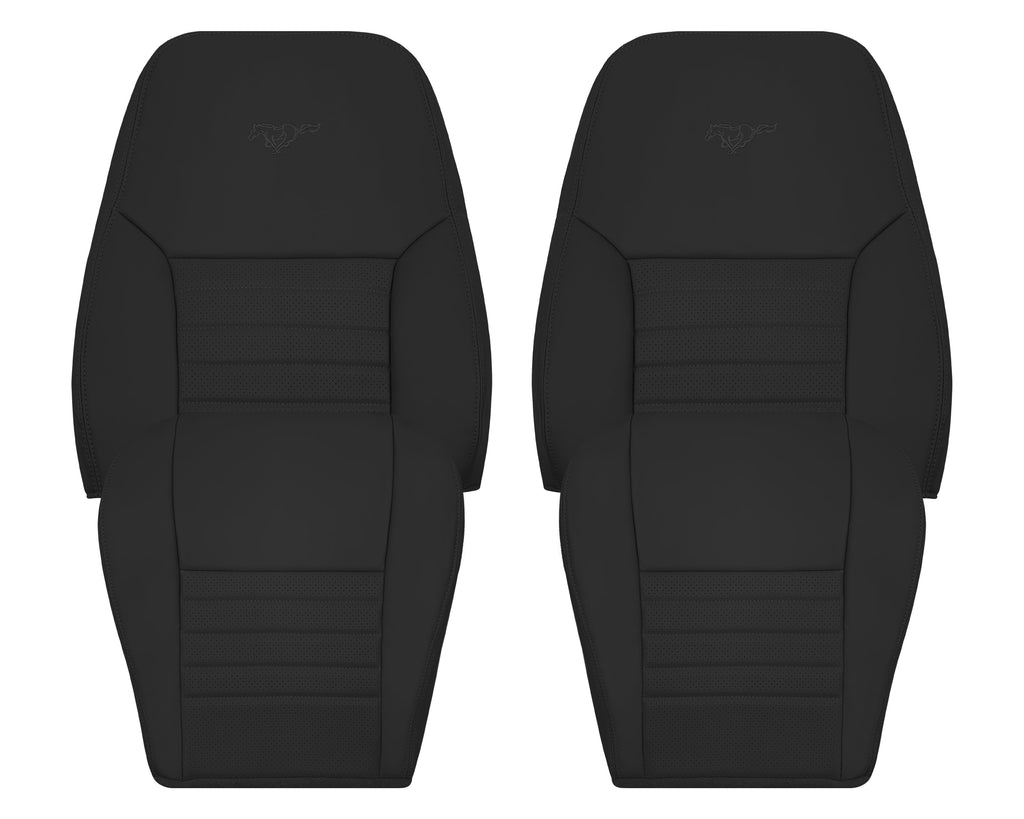 1999-2004 Ford Mustang GT Convertible Replacement Seat Cover in Dark Charcoal Black: Choose From Variation