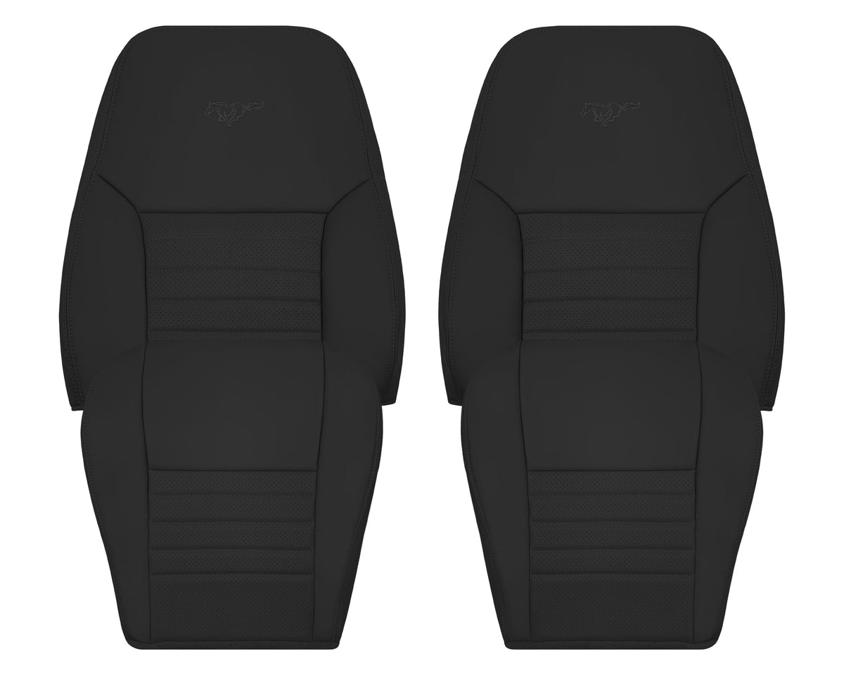 1999-2004 Ford Mustang GT Convertible Replacement Seat Cover in Dark Charcoal Black: Choose From Variation
