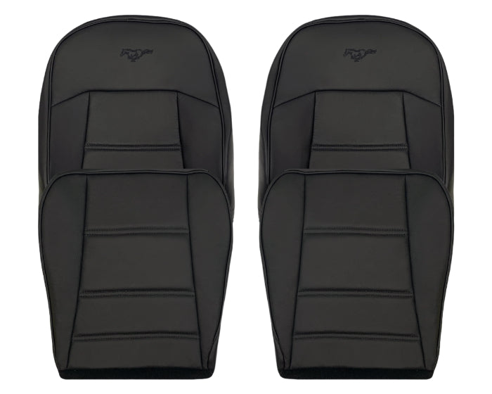 1999-2004 Ford Mustang V6 Replacement Seat Cover in Ebony Black: Choose From Variation
