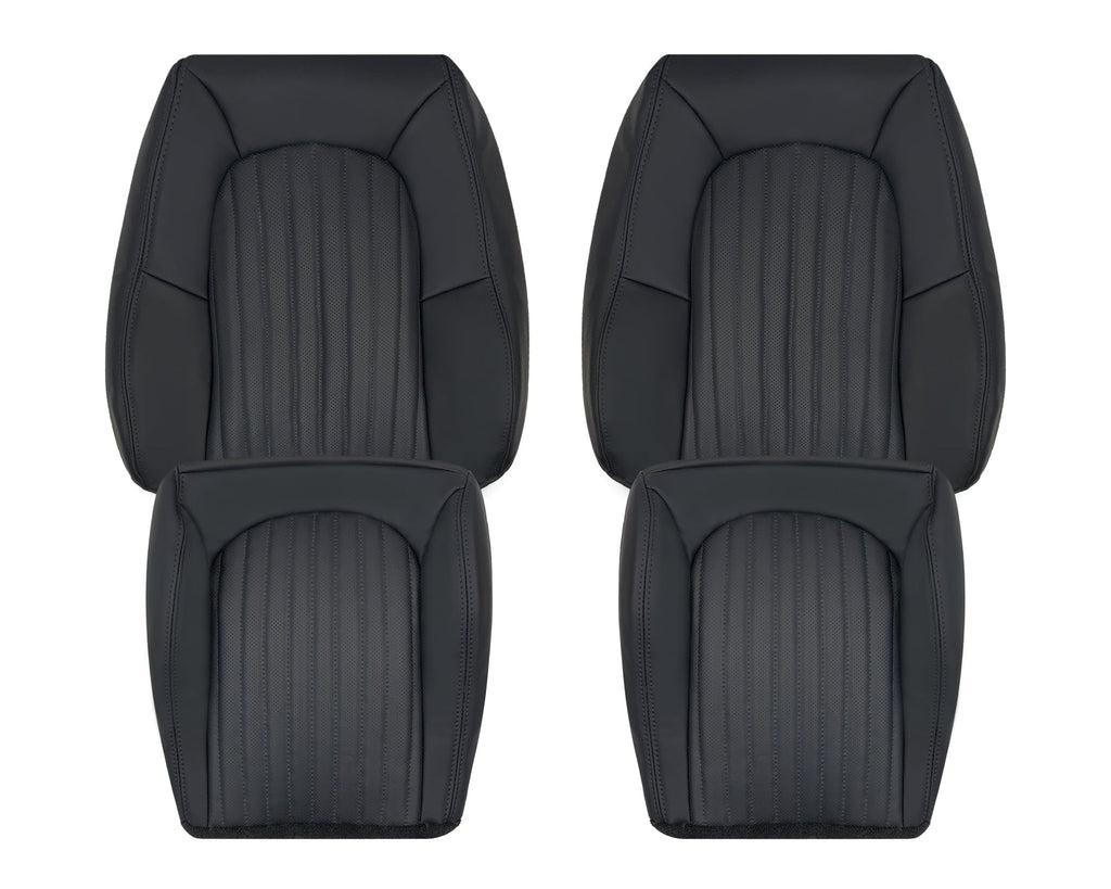 1999-2004 Ford Mustang V6/GT 2001 Bullitt Replacement Seat Covers In Ebony Black