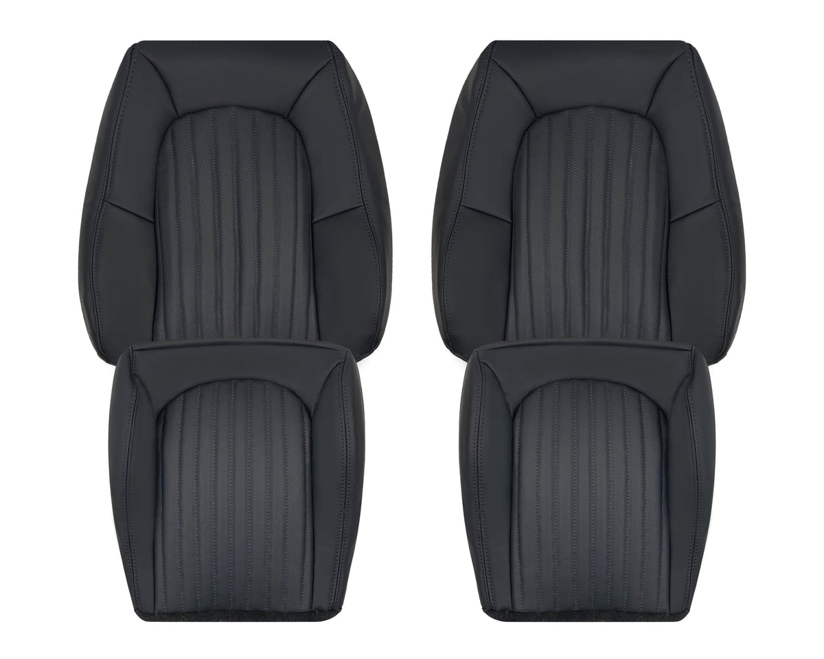 1999-2004 Ford Mustang V6/GT 2001 Bullitt Replacement Seat Covers In Ebony Black