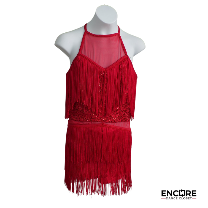 Scarlet Fringe Flair